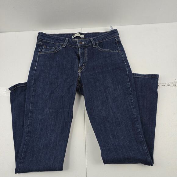 Levi's 518‎ too superlow boot cut jeans blue 11m 30x32 denim 5335 - Picture 1 of 12